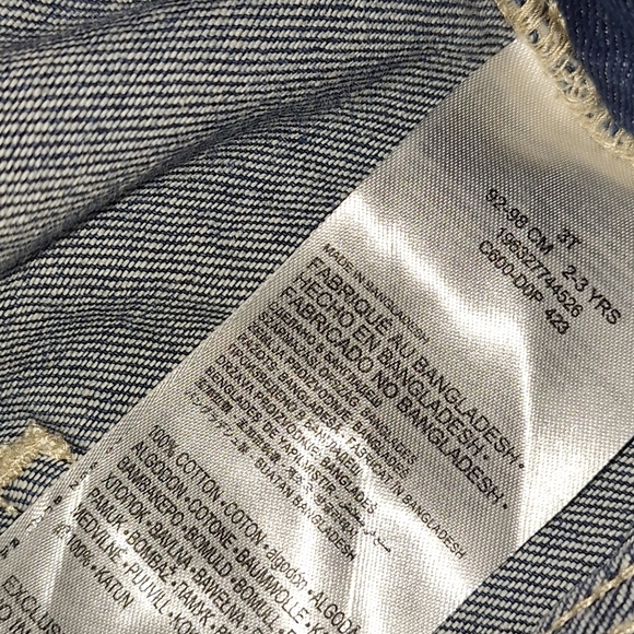 Levi's Baby Boys and Girls Denim Overalls - Picture 5 of 5